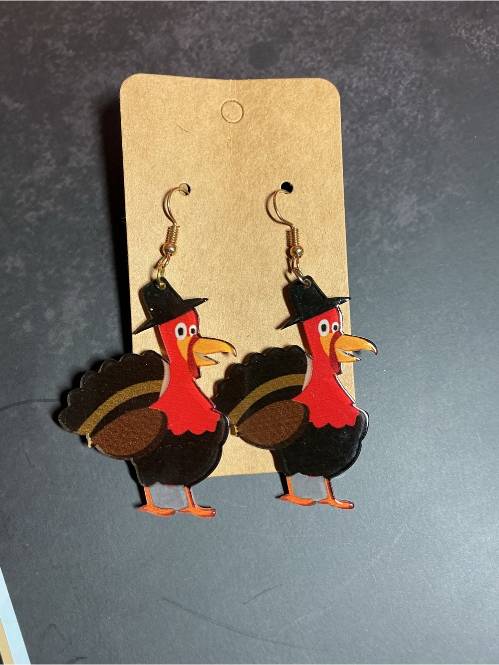 Thanksgiving Turkey Earrings